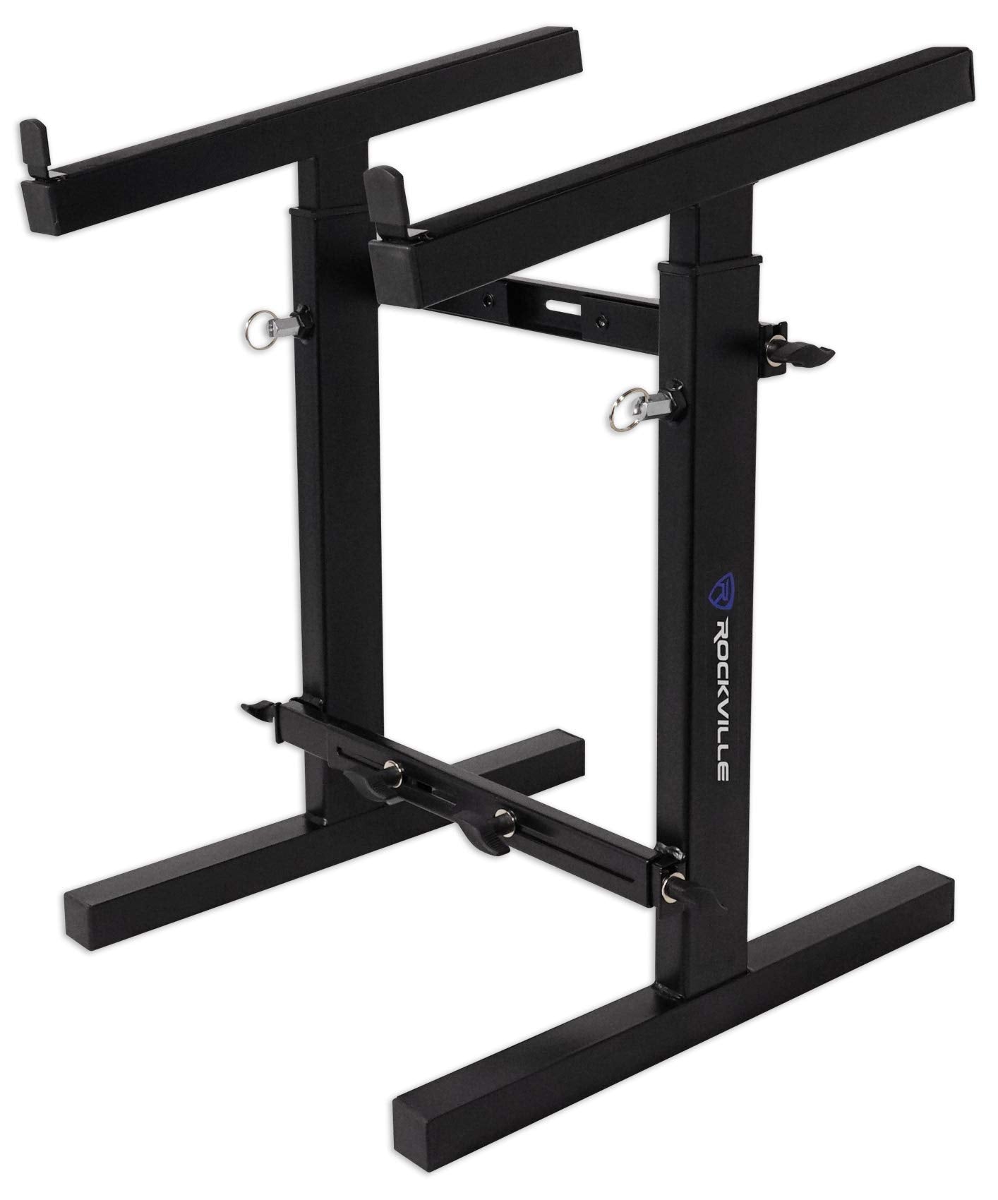 Soporte Mezclador Portátil Rockville Ajustable en Altura y Ancho
