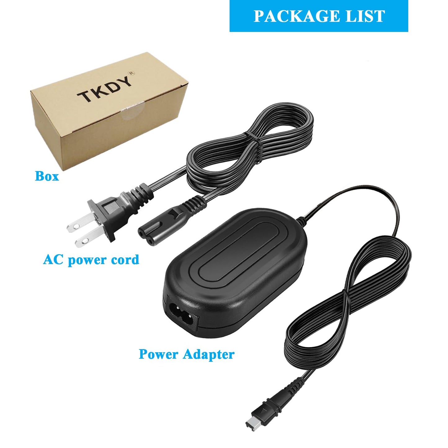 CA-110 AC Power Adapter Supply Compact for Canon CA110 and Canon VIXIA HF M50, M52, M500, R20, R21, R30, R32, R40, R42, R50, R52, R60, R62, R200, R300, R500, R600, LEGRIA HF R206, R26 Camcorders.