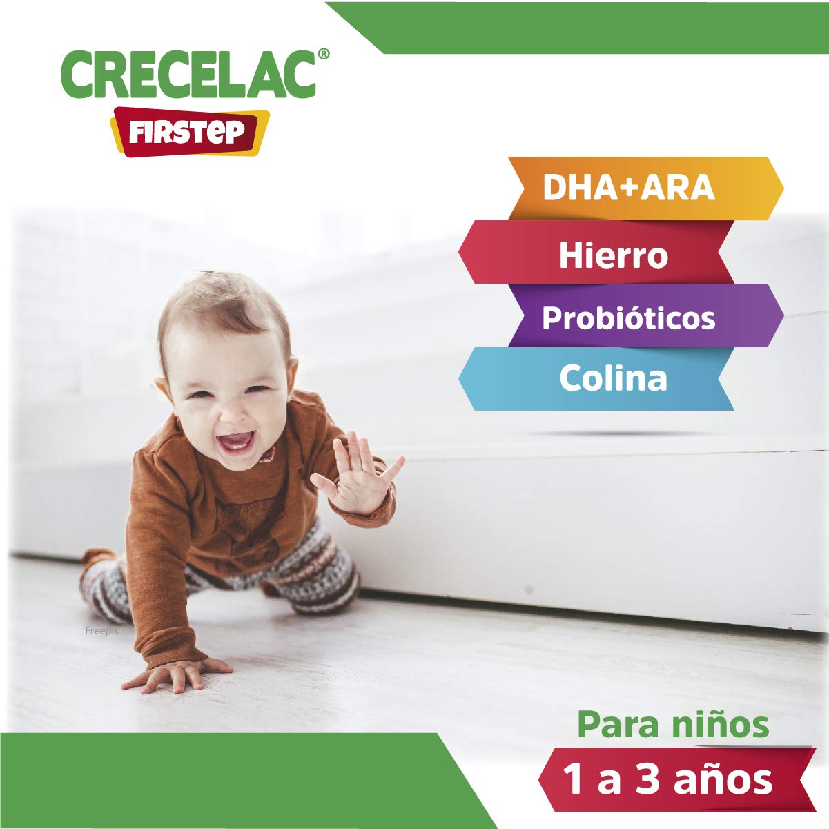 Fórmula Crecelac Firstep 1-3 Años (360gr)