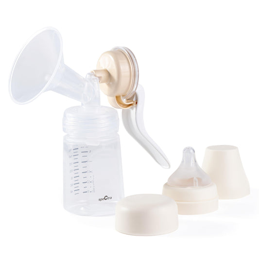 Extractor de Leche Manual Spectra de Cuello Ancho Portátil y Eficiente para Lactancia Sin BPA
