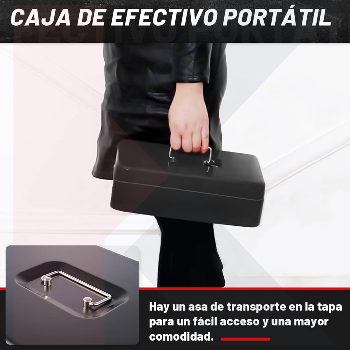 Kishnell | Caja Fuerte Para Dinero Seguridad Portátil Kishnell Nano CB30