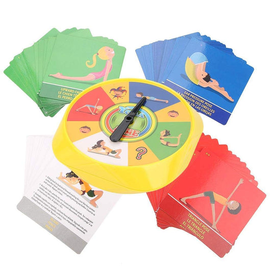 Tarjetas Interactivas de Yoga para Niños Educación Temprana relación Cercana