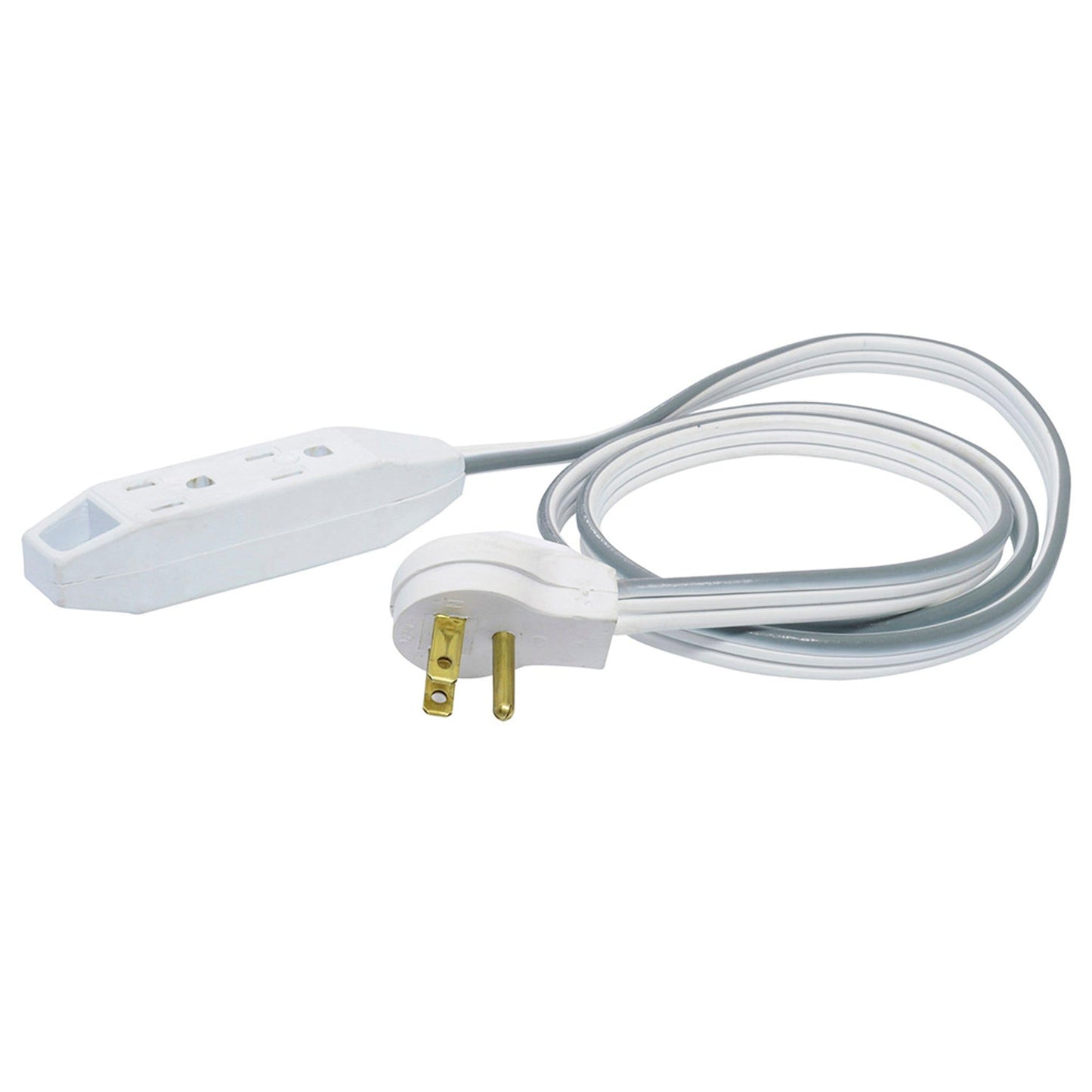 Surtek 136052 Extensión Eléctrica Plana Aterrizada, 3 m