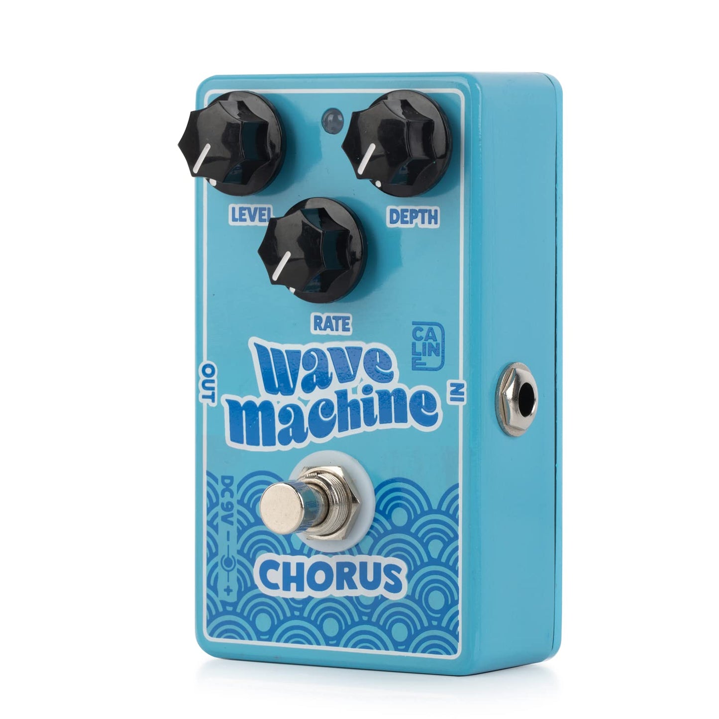 Caline CP-505 Wave Machine Chorus Pedal de efecto guitarra True Bypass carcasa de aleación de aluminio azul