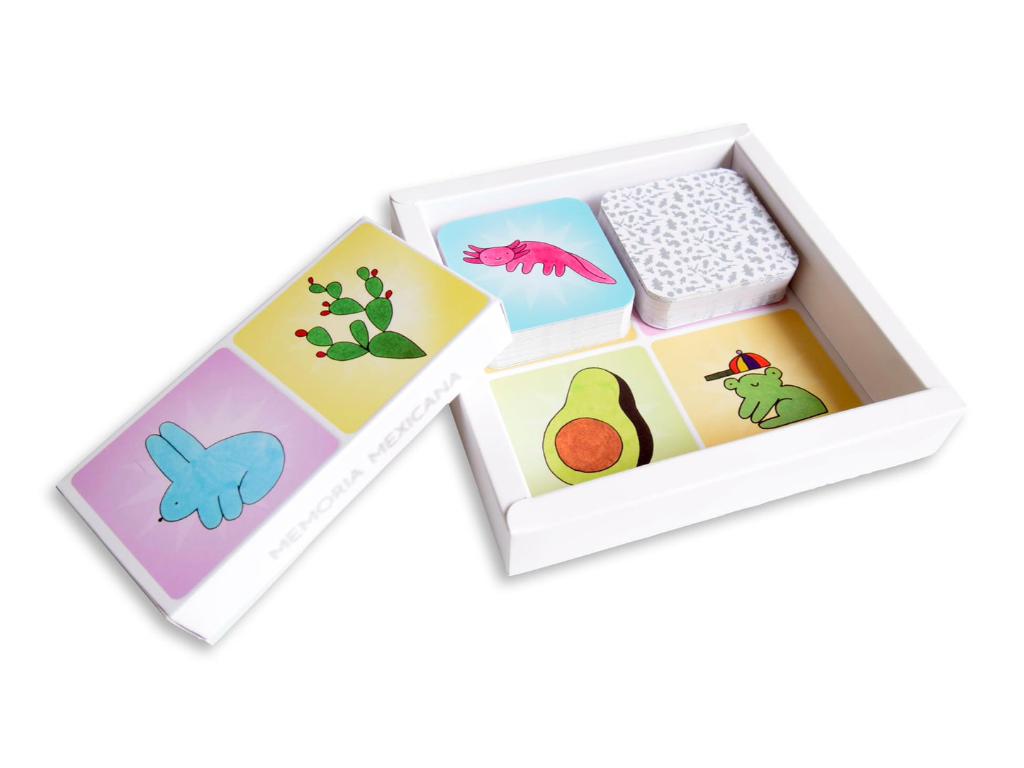 Juego de Memoria METATERAMA Animales Plantas y Cultivos de México 32 Pares