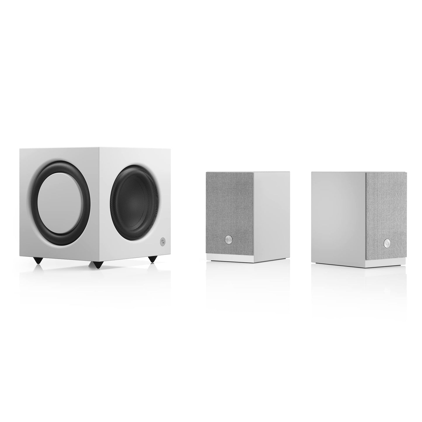 Audio Pro Altavoces inalámbricos A28 | WiFi, Bluetooth 4.2, estéreo de Entretenimiento en el hogar multihabitación | Compatible con AirPlay 2, Spotify | Blanco