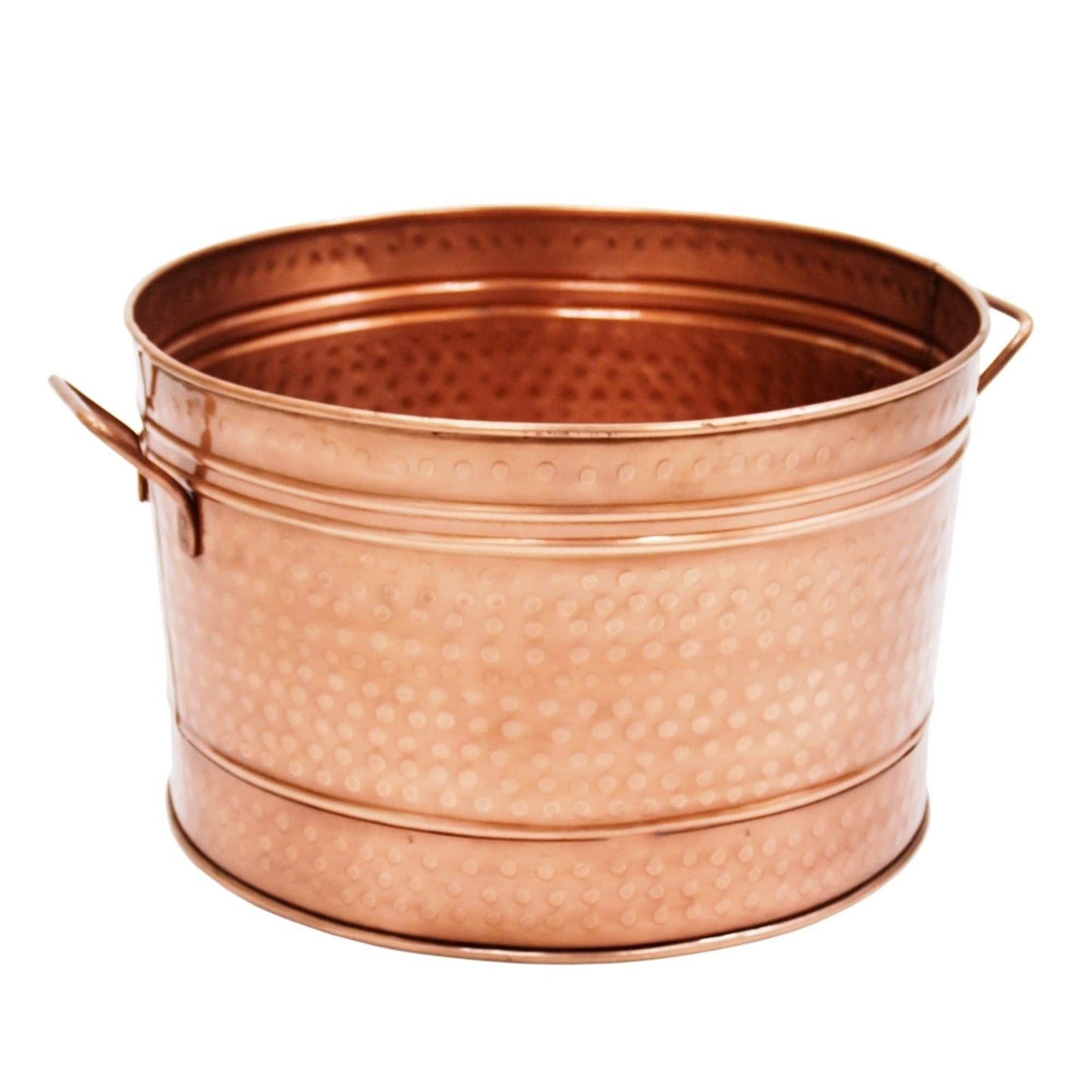 ACHLA Designs Bañera Redonda martillada chapada en Cobre