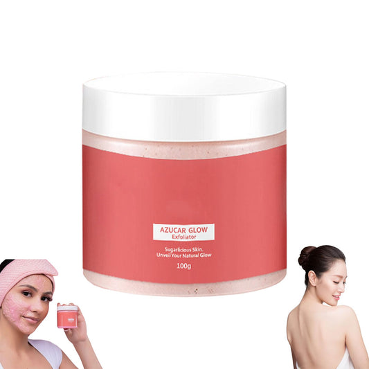 Azúcar Glow Exfoliator, Azucar Glow Exfoliator Sugar Facial Scrub, Sugar Facial Scrub For Smoother Skin, Azúcar Glow Exfoliator Body Scrub for Women, Gently Exfoliates & Moisturizer