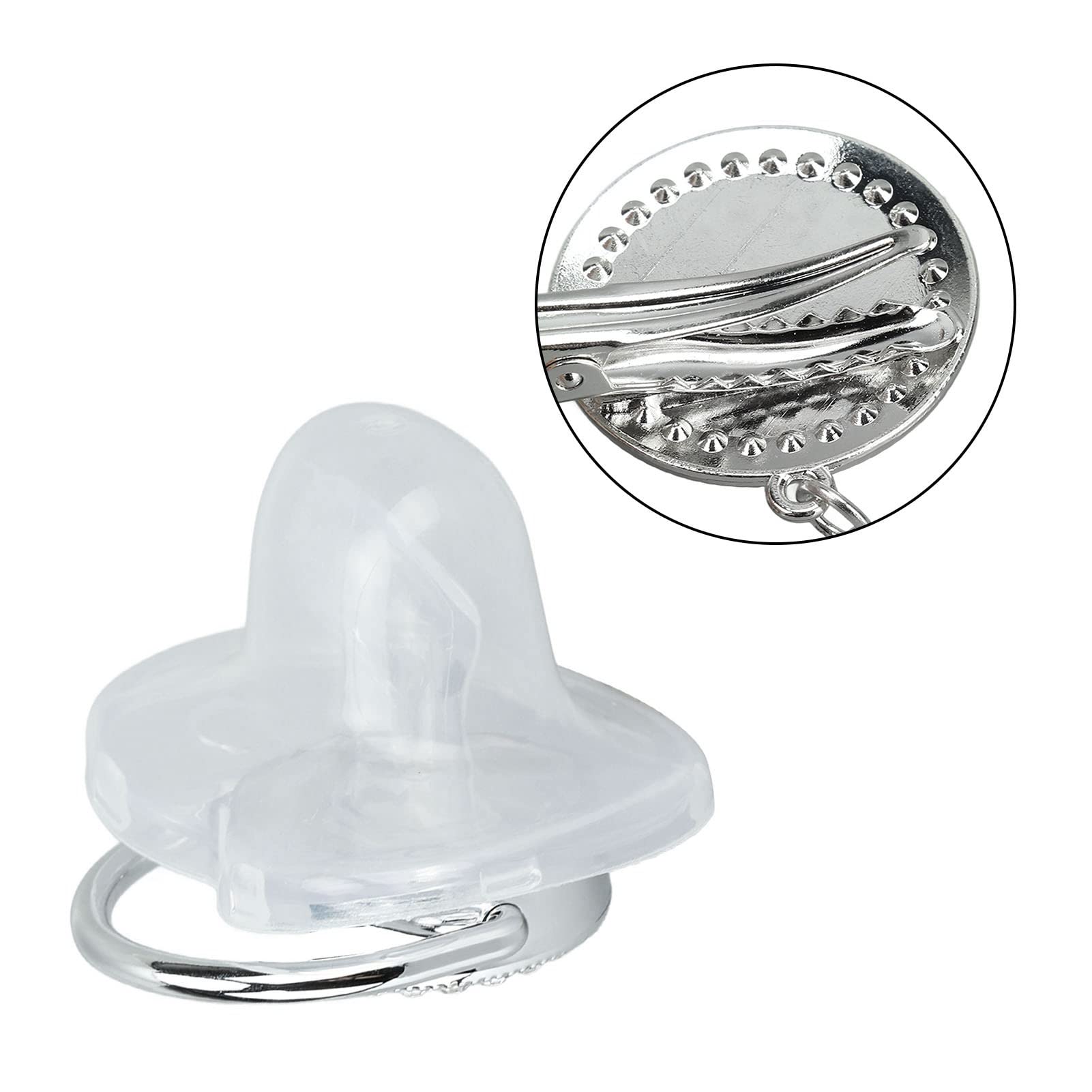 Chupete de bebé de Silicona, Chupete de bebé sin Costuras y Ergonómico Saludable y Seguro para Bebés de 6 a 18 Meses (Letra M)