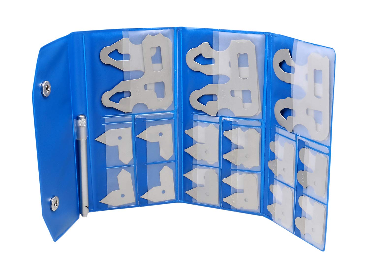 Accusize - 0.010" - 0.500" Juego de 26 Gages para Radios, #EG02-5025
