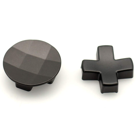 Deal4GO 2-Pack Metal D-Pads set w/Standard Dpad and Faceted D Pad Replacement (Cross + Concave) for Xbox Elite 2 Controller Directional Arrow Button