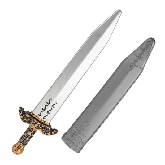Kisangel Juguete de Accesorios de Halloween Espada Medieval Juguetes sensoriales Juguete de Fiesta Espadas de Fiesta de Halloween portátil Espada Romana Suministros