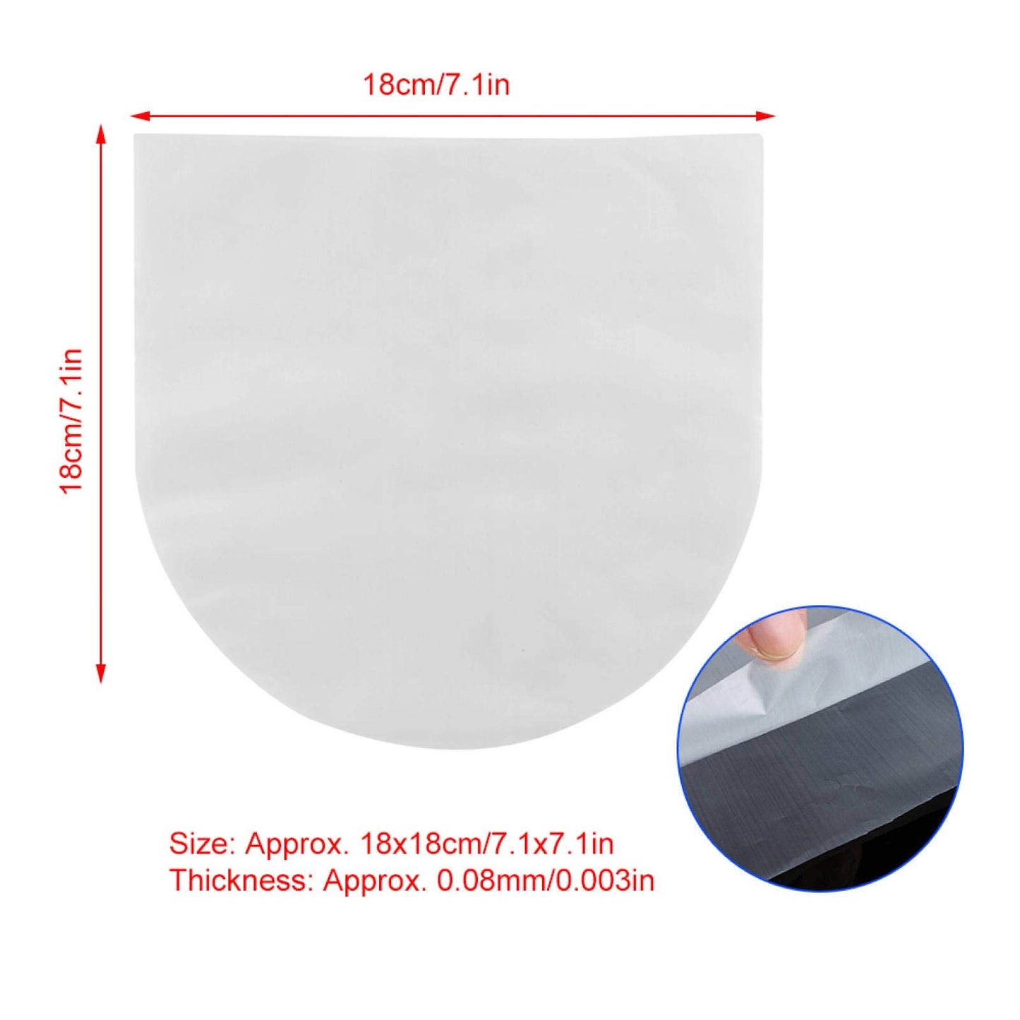 Fundas Exteriores para Discos de Vinilo LP Resistente al Desgaste Antiestático para Discos de 7 Pulgadas