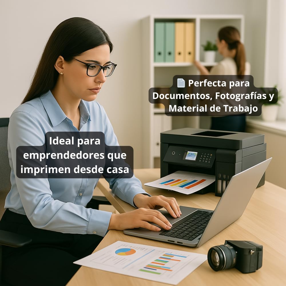 LizzVicc Pack de Tinta Genérica para Brother BT-D60 y BT-5001 – 2 Botellas Negras (108 ml) + 1 Cian, 1 Magenta y 1 Amarillo (48.8 ml) – Compatible con DCP-T310, T510W, T710W, MFC-T910DW