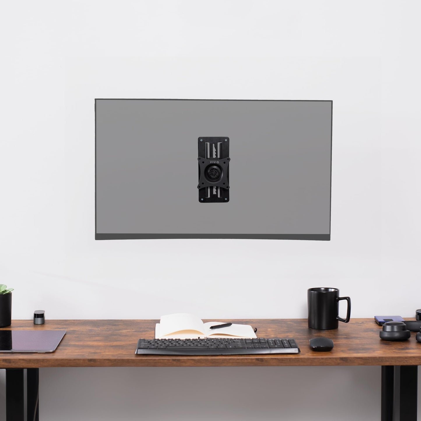 Soporte de Pared VIVO articulado para un Solo Monitor