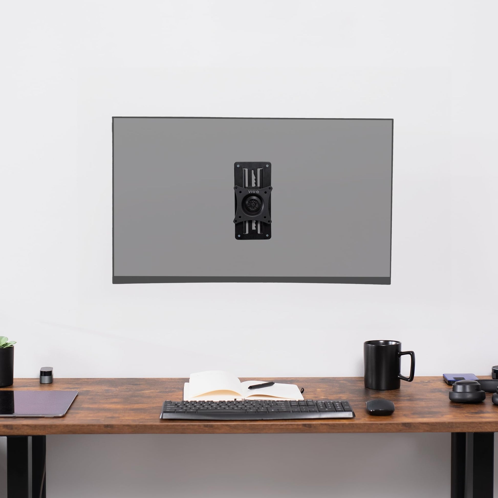 Soporte de Pared VIVO articulado para un Solo Monitor