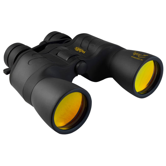 Binocular Wallis Negro Zoom Porro Revestimiento Rubicon 10-30 x 50 mm