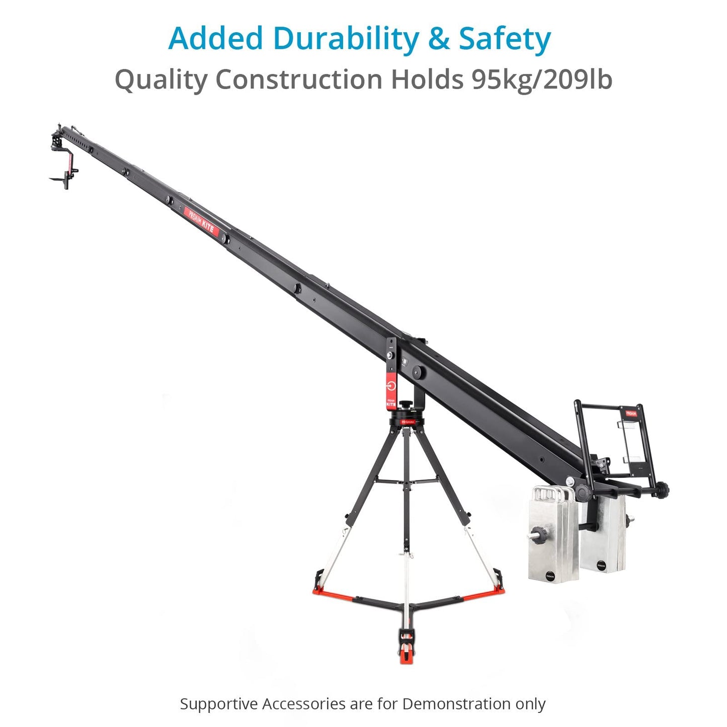 Spreader PROAIM Negro Telescópico para Trípodes Pesados 95kg/209lb