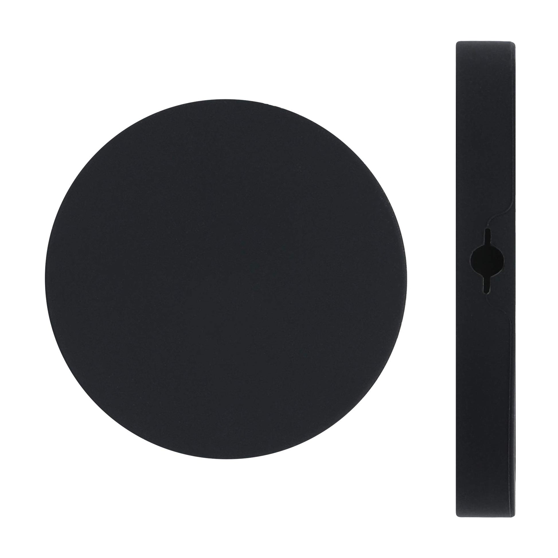 kwmobile Funda de Silicona Compatible con Apple MagSafe Charger Pad - Carcasa Protectora TPU para Cargador - Negro