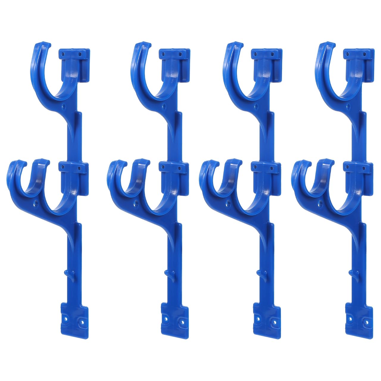 FONDOTIN 4piezas Varilla De Almacenamiento Plástica Para Limpieza De Alberca Accesorios Colgantes Y Organizador Para Herramientas De Piscina Material Duradero Y Ecológico