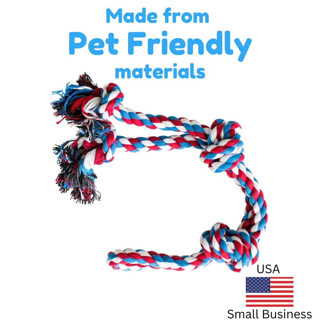 Juguetes para perros grandes – Apoya el rescate de perros sin fines de lucro – Juguetes de cuerda para perros grandes interactivos para aburrimiento – Juguetes de cuerda gigante para razas grandes – Juguetes para perros XL – Pelota de tenis gigante de bús