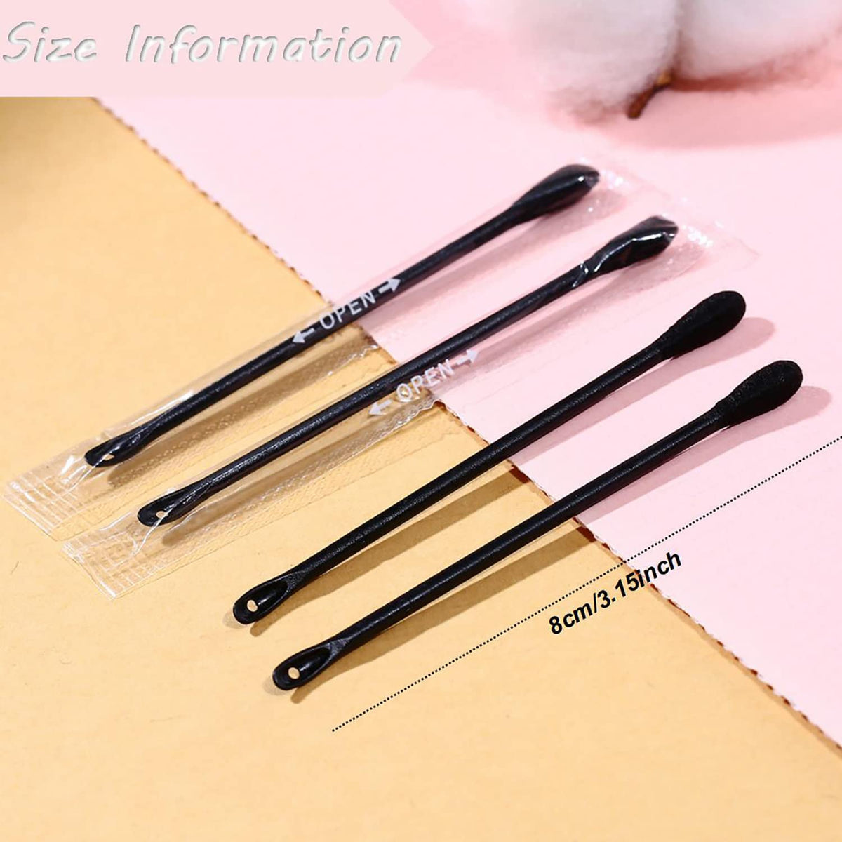 Doromy- 200 piezas de removedor de puntos negros desechable de plástico, extractor de comedones de doble cabeza, removedor de espinillas negras