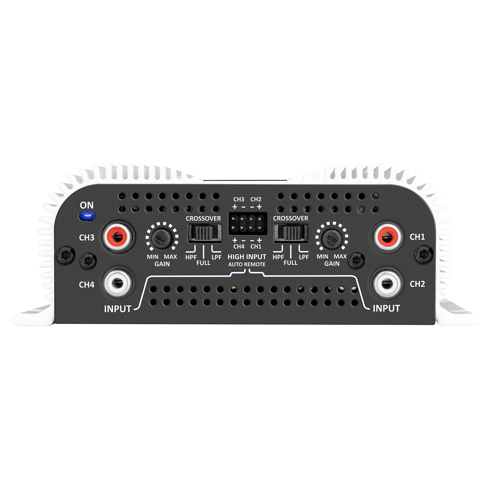 Amplificador de Audio Multicanal Taramps TS 800 x 4 2 Ohmios Clase D 800 W RMS Negro + Procesador de Señal Digital Taramps Pro 2.4s y Ecualizador, para Coche, Paquete de 2