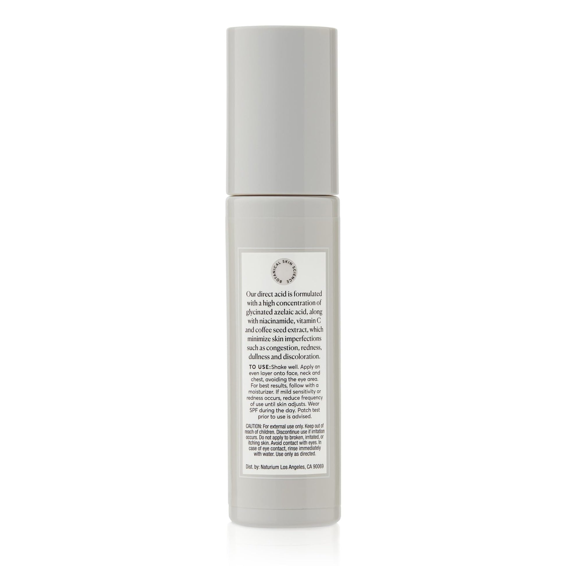 Naturium Ácido tópico azelaico 10%, con niacinamida y vitamina C, tratamiento facial, removedor de manchas oscuras, 1 onza (30 ml), sin fragancia, sin alcohol, para todos los tipos de piel, 1 onza