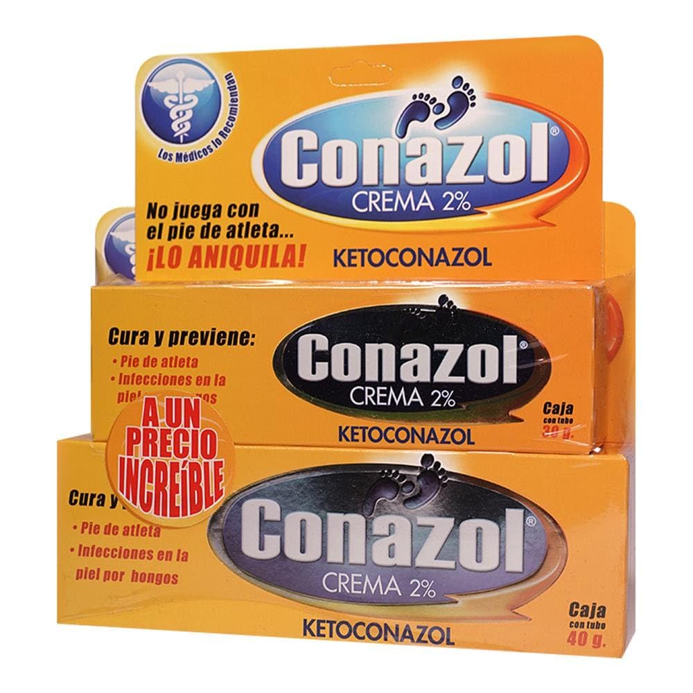 Conazol Crema paquete 2 Cremas 2% 40g-30g