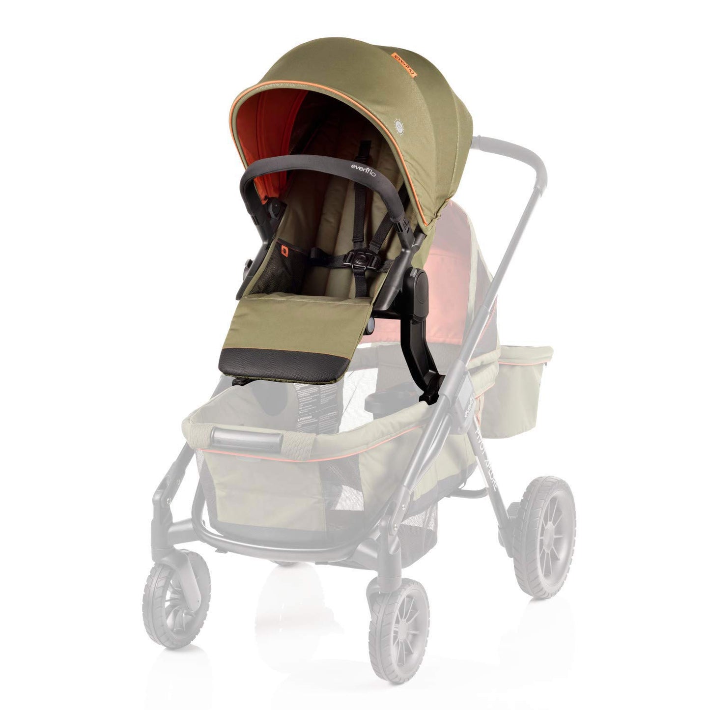 Silla de Paseo Pivot Xplore Wagon Ranger Green con Segundo Asiento