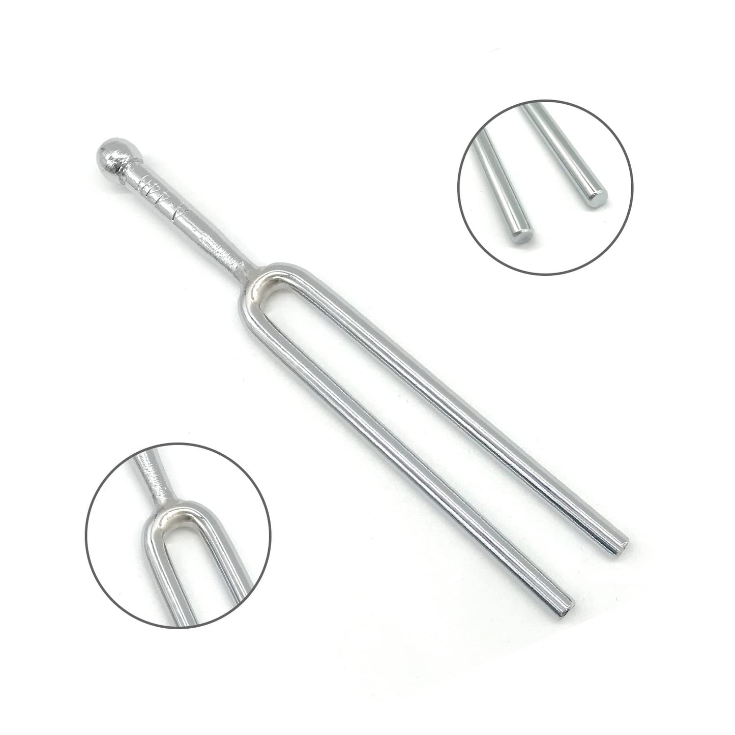 A440 Hz - Tenedor de afinación (A440) estándar a llave para guitarra, bajo, violín, afinador, instrumentos musicales, tenedores de afinación, todo en bolsa de almacenamiento