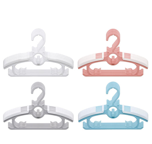 Gencuoir Perchas para guardería de bebé, ultradelgadas, antideslizantes y extensibles para ropa de recién nacido, paquete de 20 perchas de 28-35 cm ajustables para niños y niñas