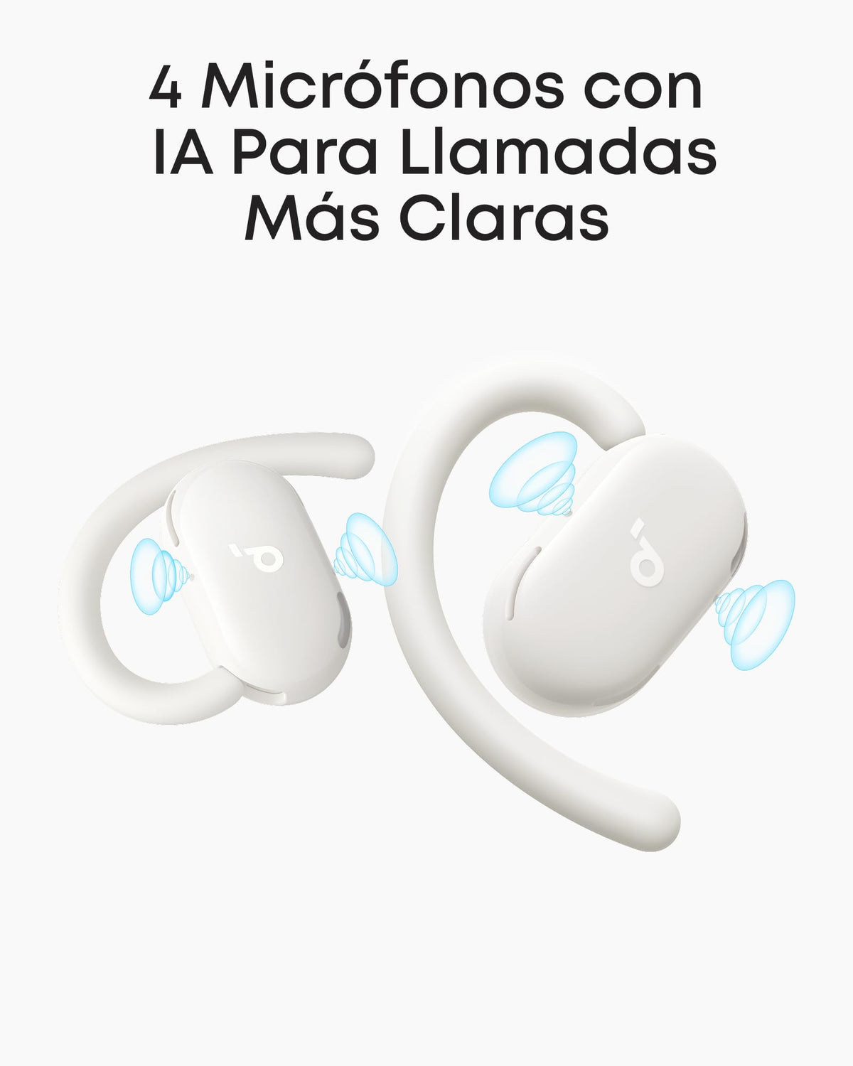 Audífonos de Oído Abierto Soundcore Anker Blanco V20i