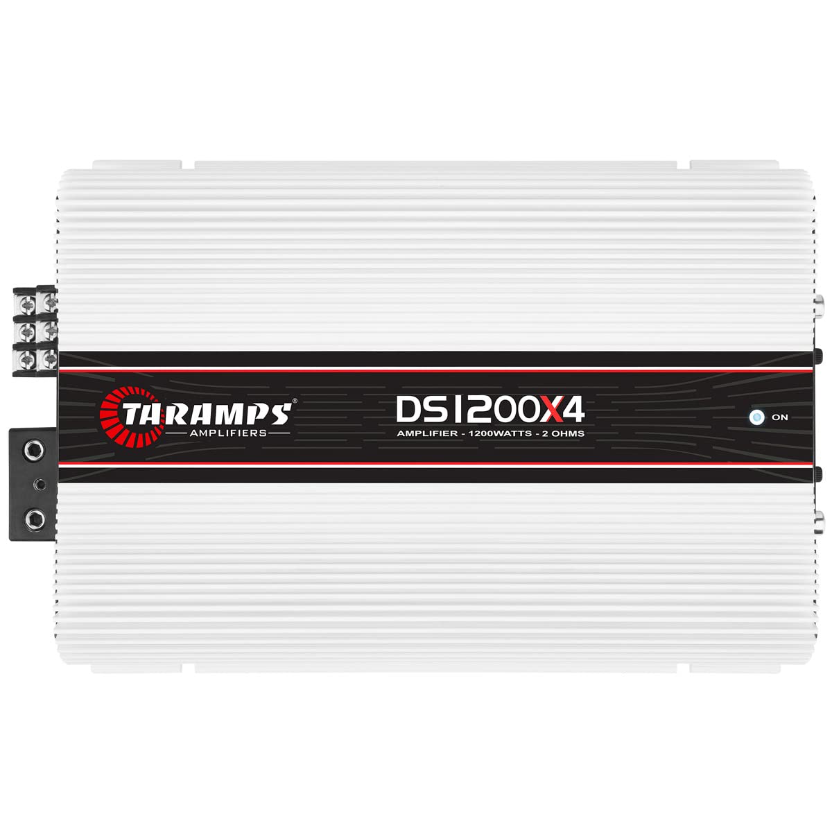 Amplificador de Audio para Coche Taramps DS 1200 x 4 2 Ohmios 4 Canales 1200 Vatios RMS Clase D Rango Completo