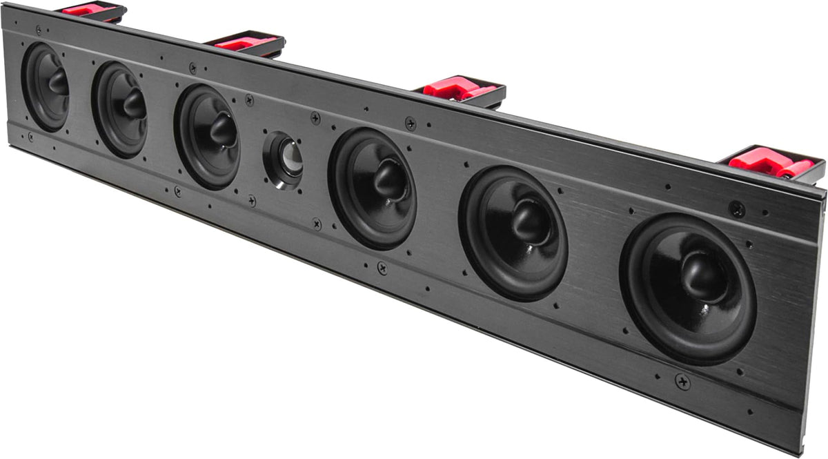 Altavoz LCR de Línea Earthquake Sound Aluminio Cepillado Negro Audio de Alta Resolución Individual
