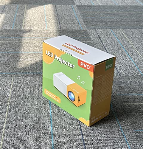 Mini Proyector Portátil PVO Blanco Reflejo Directo para Niños