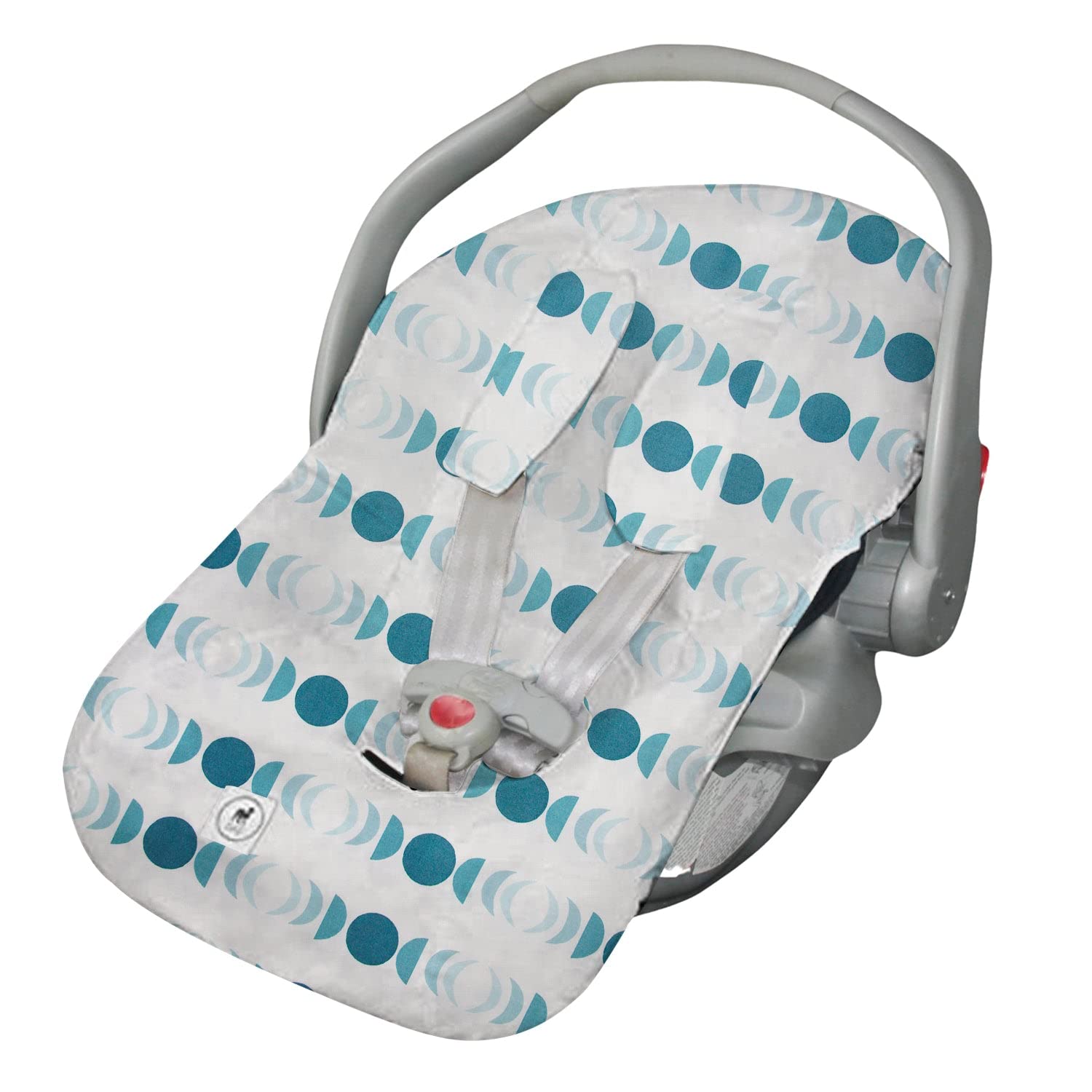 Funda para Porta Bebé Nap Baby Lunares 100% Algodón Hipoalergénica con Resorte Ajustable