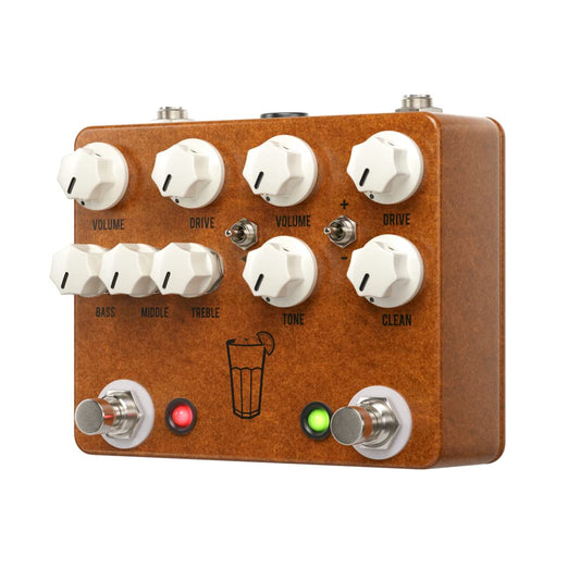 JHS Overdrive Pedal de efectos para guitarra, Sweet Tea, Marrón, 0