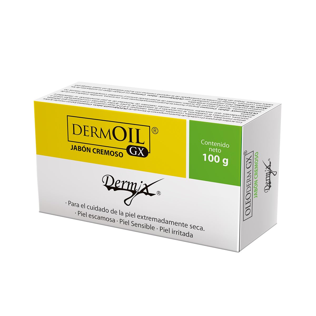 DermOIL GX Jabón cremoso para piel seca (4 PIEZAS)
