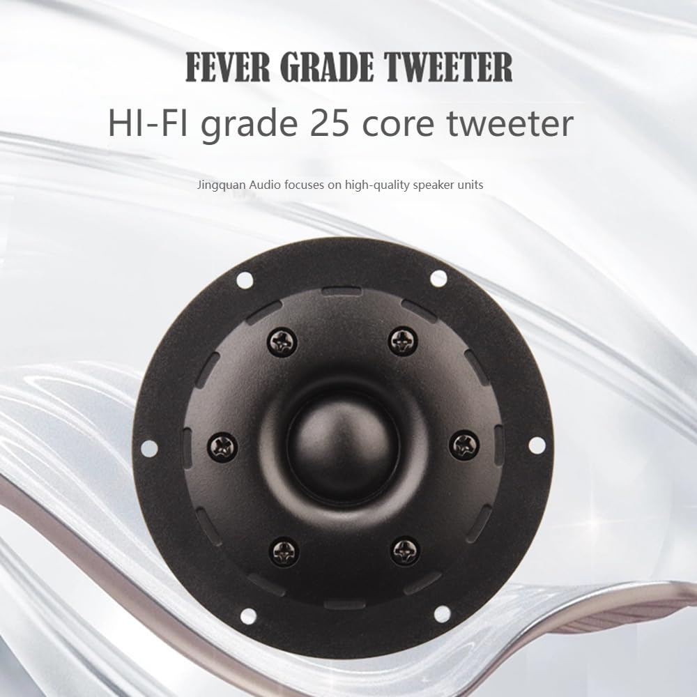 Altavoz de Agudos HIFIDIY LIVE Negro Membrana de Seda 25 Núcleos 8OHM 30W 4 Pulgadas
