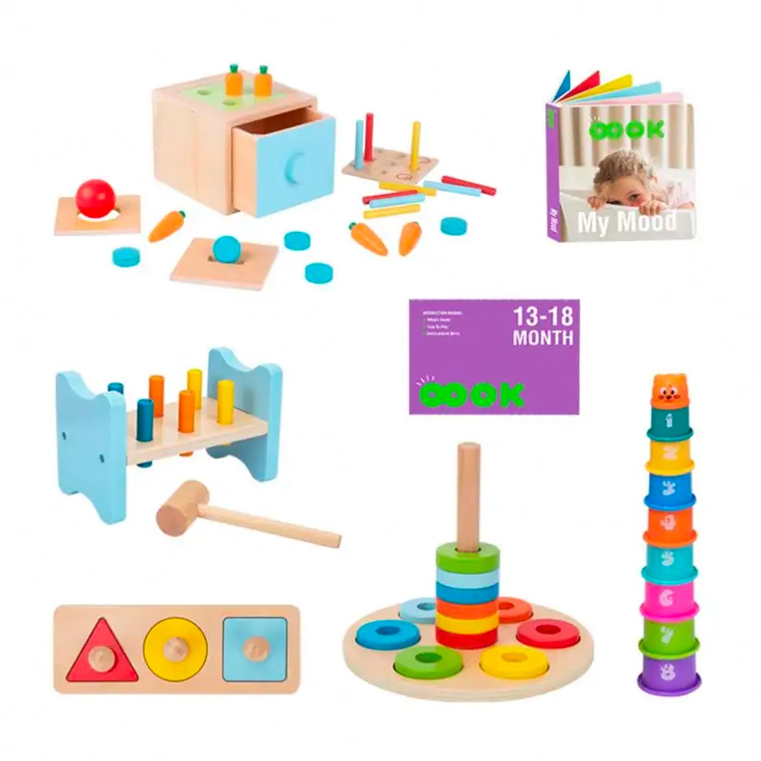 Kit Sensorial 13-18 Meses: Estímulos Suaves Y Seguros