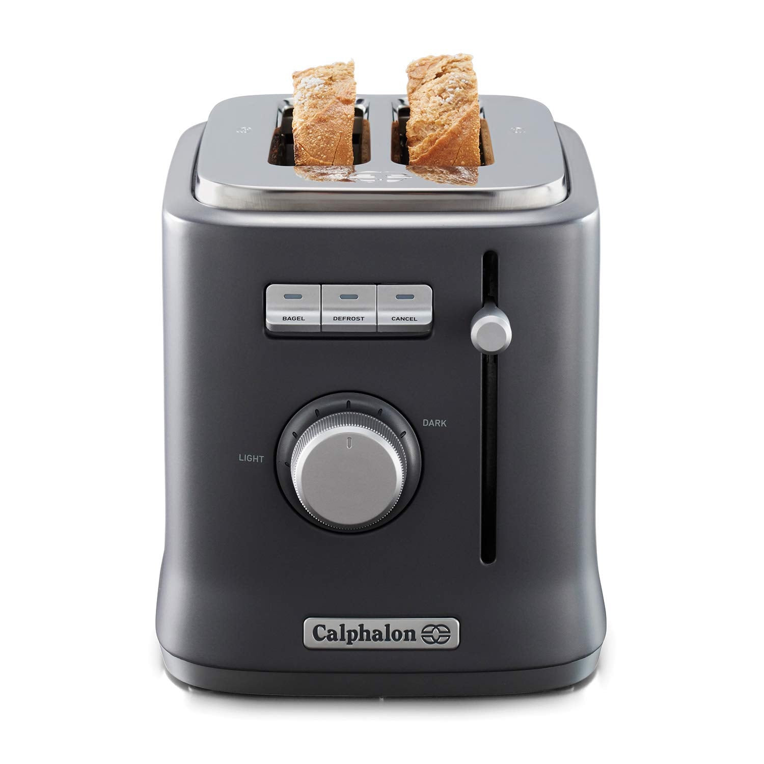 Calphalon 2084021 Intellicrisp 2 Slice Toaster, Black