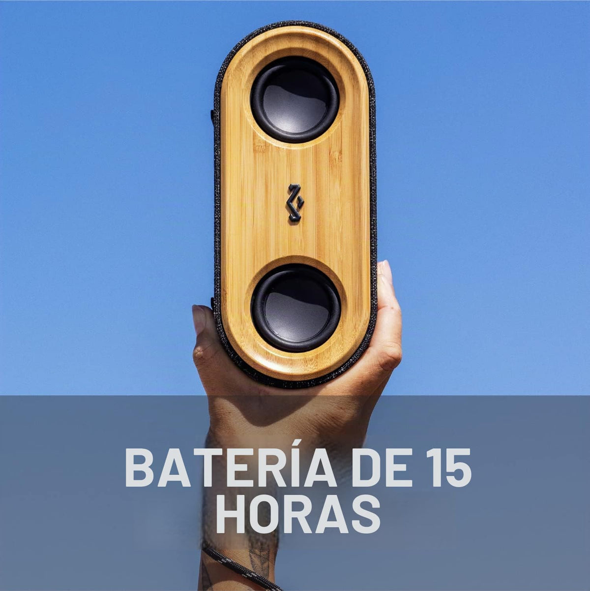 Altavoz Portátil House of Marley Negro con Conectividad Bluetooth y Materiales Sostenibles