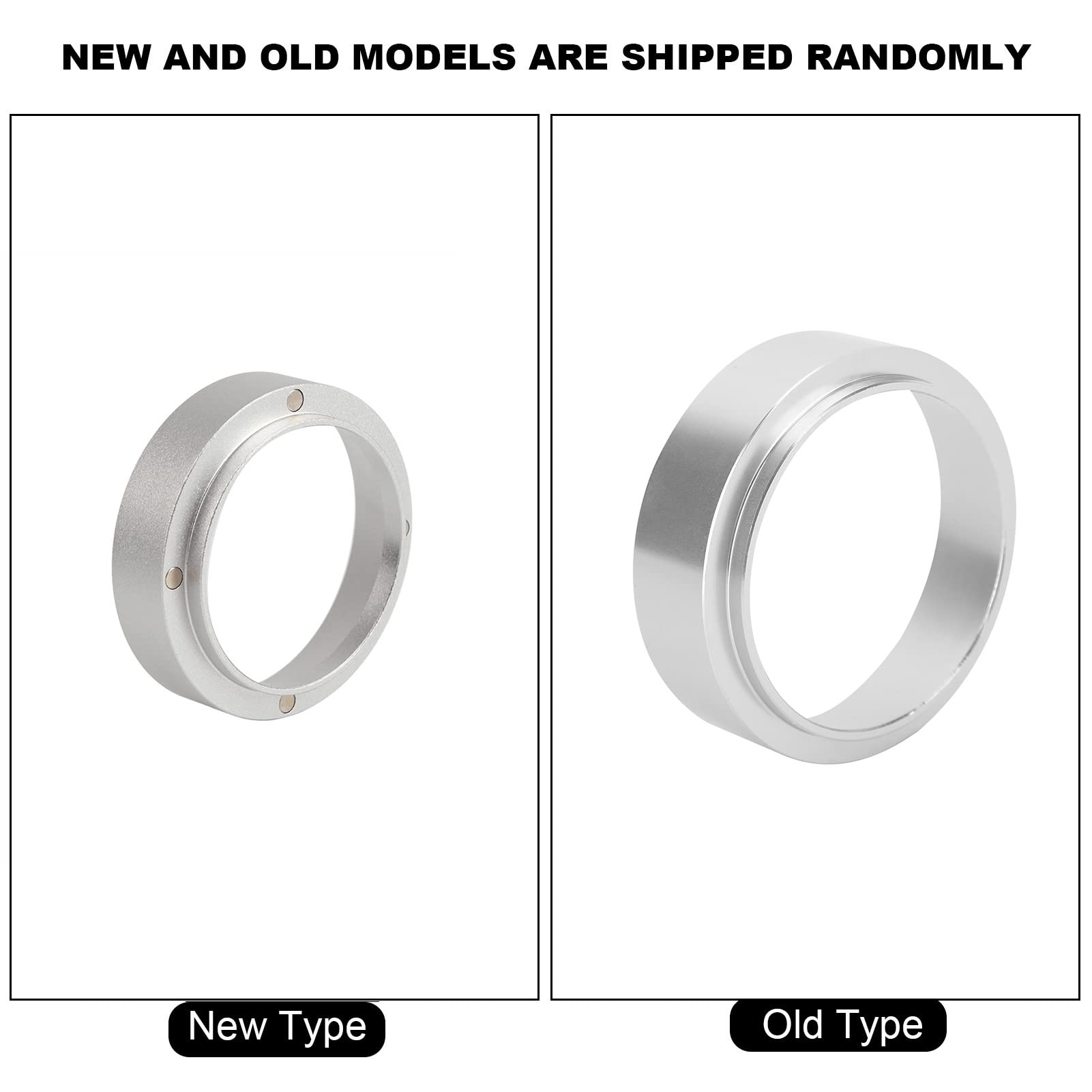 Embudo de Dosificación de Café de Aluminio para Espresso 51mm Accesorios de Máquina de Espresso
