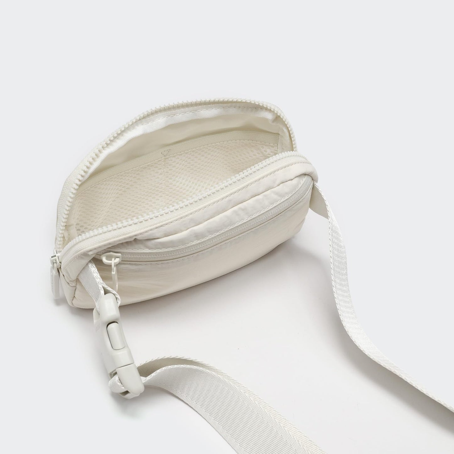 Riñonera Pander Ópalo Blanco Correa Ajustable de Moda
