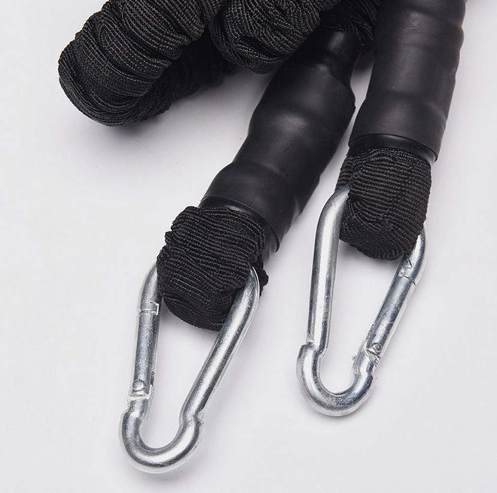 Cuerda elástica YNXing negra de velocidad de aceleración dinámica para entrenamiento de resistencia