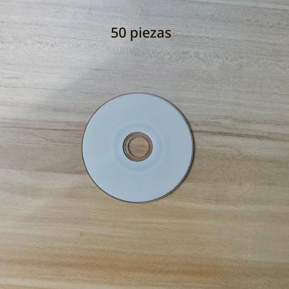 Minidiscos DVD-R Vírgenes Imprimibles Grabables 8 cm 50 Unidades para Cámaras