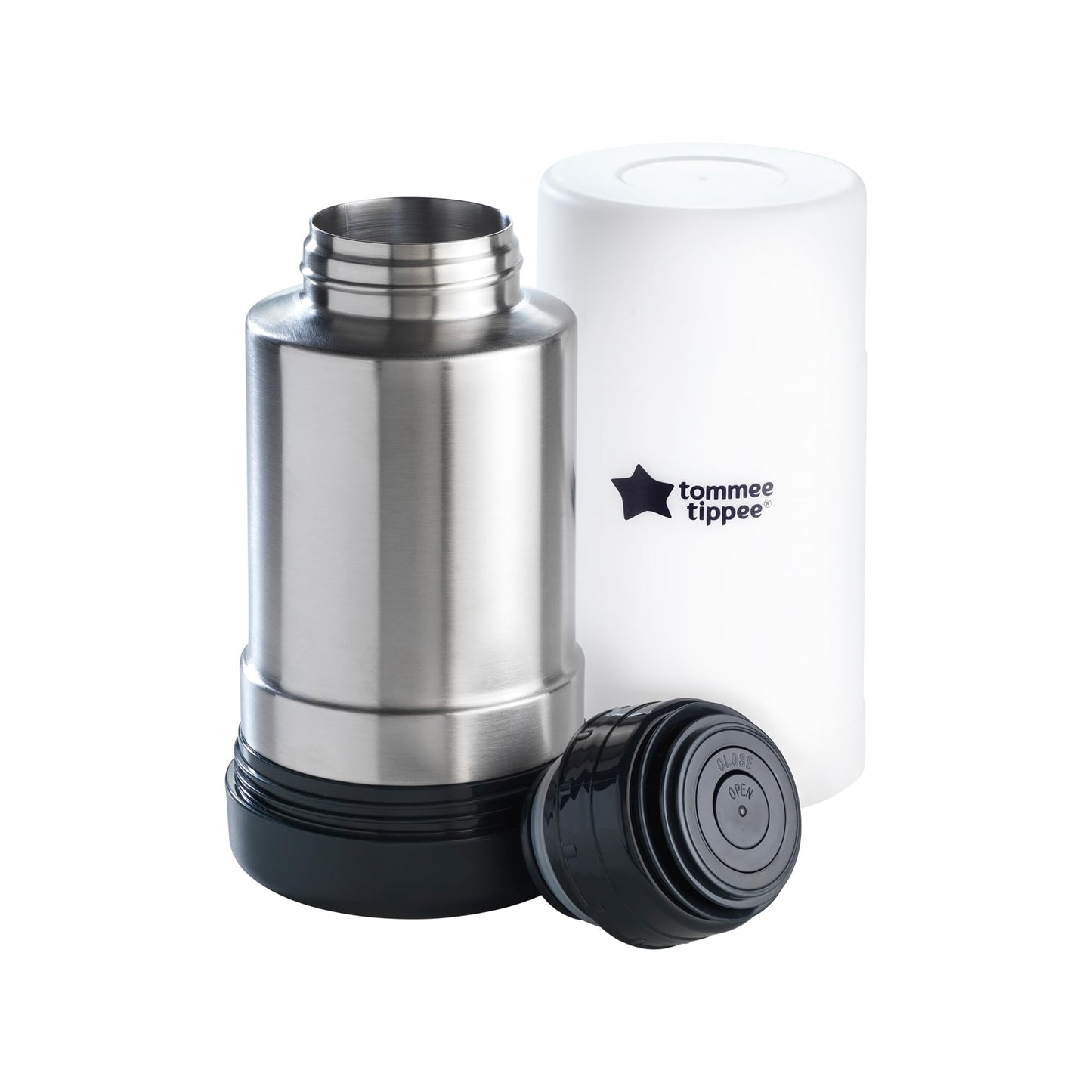 Tommee Tippee Calentador de botellas de viaje, 500 ml, Aislamiento térmico, Sin bisfenol A
