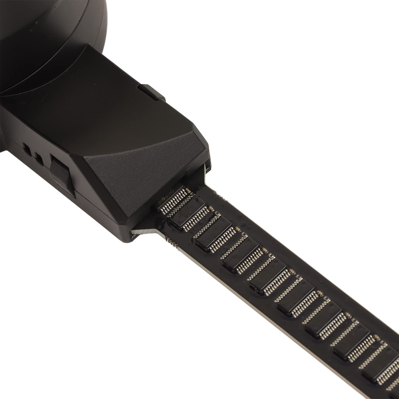 Ventilador Holograma 3D Zopsc Negro Almacenamiento 32G 720 LED WiFi PC Remota 4 Hojas Proyección Inalámbrica