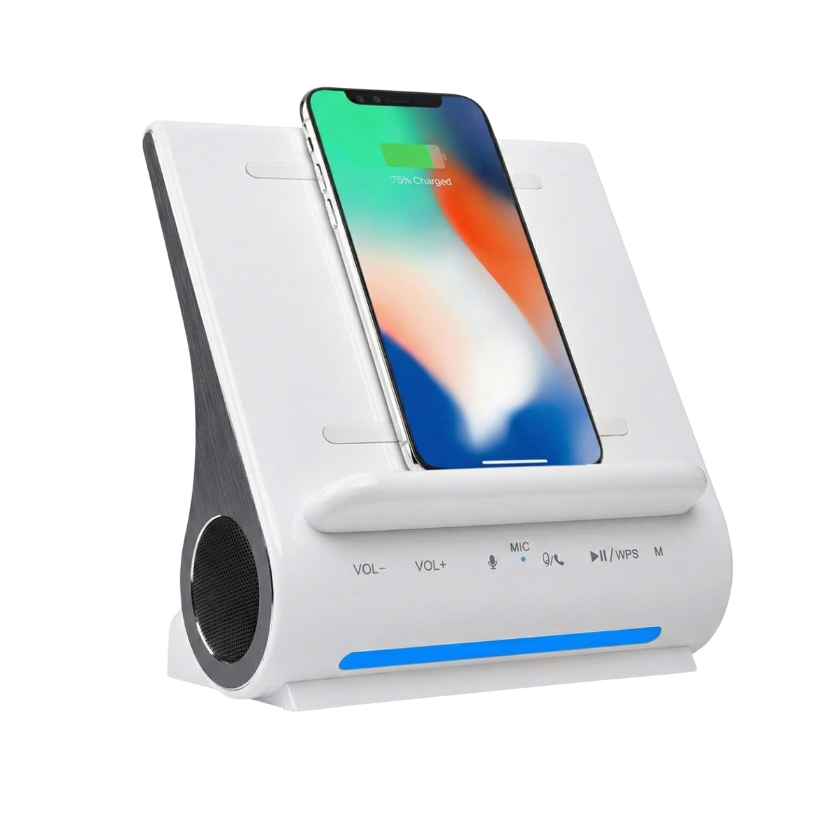 Hub Inteligente AI Home Companion Wi-Fi con Altavoz Bluetooth Premium y Cargador Inalámbrico